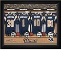 St. Louis Rams Personalized Locker Room Print