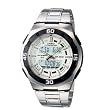Casio Men's Active Dial Metal Band Analog Digital Combo Watch Model AQ-164WD-7AV