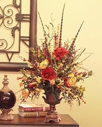 WIldflowers, Grasses, & Feathers Home Accent Silk Arraingement