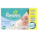 Pampers Baby Fresh Wipes Box, 864 Count
