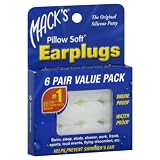 Mack's Pillow Soft Silicone Earplugs, Value Pack, 6 pr