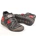 KIDS Kinder Winter Halbstiefel, 2-Klett, Decksohle Leder, schwarz-metallic-rot