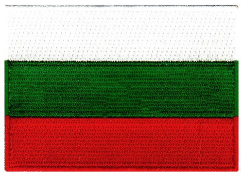 Bulgaria Flag Embroidered Patch Bulgarian Iron-On National Emblem