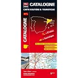 Catalogne (Espagne), carte r�gionale, routi�re & touristiquepar Blay-Foldex