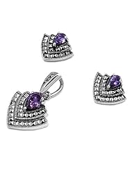 Sterling Silver Marcasite Sets