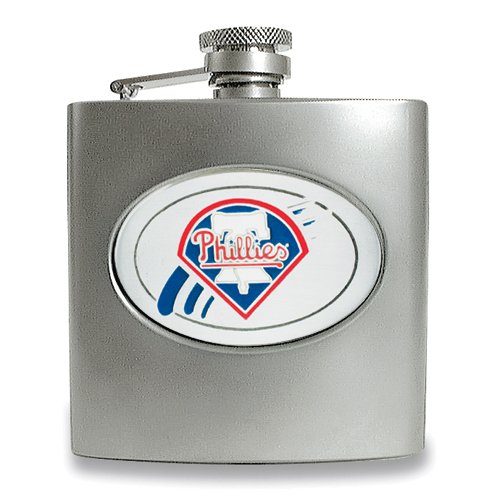 Philadelphia Phillies Stainless Steel Hip Flask
