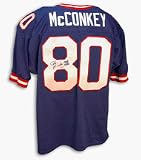 Phil McConkey Autographed New York Giants Blue Throwback Jersey Inscribed with SB XXI