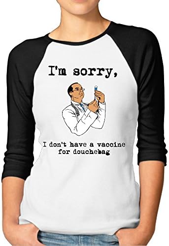 Long Sleeve Shirts Funny Shirts Vaccine For Duchebag Female Half SleeveÂ T Shirt
