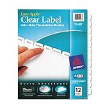 Buy Index Maker Clear Label Divider