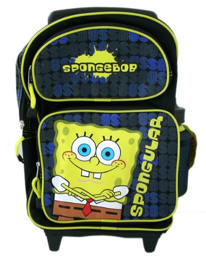 Nickelodeon Spongebob Squarepants Nothing But Business Rolling Backpack
