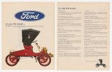 1966 Ford Motor Company Red 1903 Model A 2-Page Print Ad (19441)
