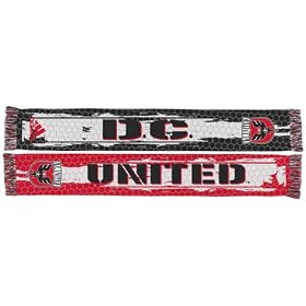 Adidas Mls Dc United Fan Scarf One Size Fits All