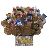 Thank you gift - Deluxe Gourmet Ghiradelli and Lindt Lindor Truffle Chocolate Candy Bouquet in a Thanks A Million box