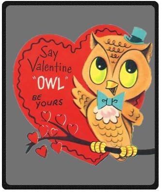 Stylish Vintage Owl Cheap Blanket 50" x 60" (Medium)