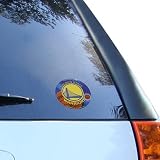 NBA Golden State Warriors 4.5" Team Logo Round Vinyl Decal