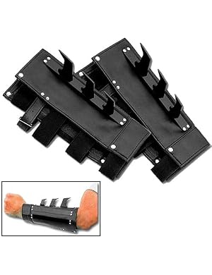 Dark Knight Arm Gauntlets Batman Costume Biker Spikes