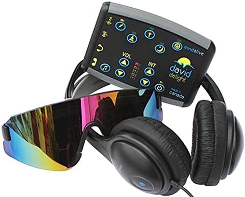 DAVID Delight, Light and Sound Device Used for Meditation, Relaxation, Calm your Mind, Sleep well, Boost your Mood, Stay focused. Best Cognitive Enhancement Device