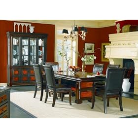 Coaster Company Rosalinda Double Pedestal Dining Table Set
