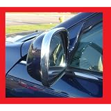 1984-1989 VOLVO 244 CHROME SIDE MIRROR TRIM MOLDINS 2PC 1985 1986 1987 1988 84 85 86... 