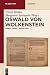 Bücher : Oswald von Wolkenstein: Leben - Werk - Rezeption (de Gruyter Studium)