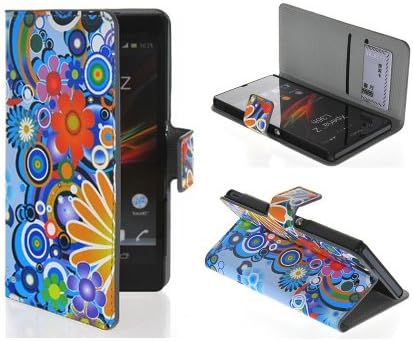 L36H Case,Sony L36H Case,Candywe Case Cover For Sony Xperia Z L36h,Beautiful Print Flip Wallet Leather Case Cover With Stand And Credit Card Slots Case Cover For Sony Xperia Z L36h 003