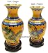 Chinese Art / Chinese Colelctibles / Chinese Crafts / Chinese Cloisonne Vase - Dragon & Phoenix