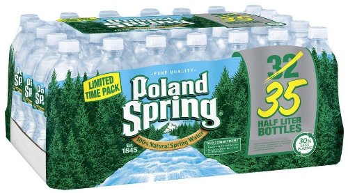 Poland Spring Bottled Water, 16.9 oz, 35 ct
