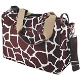 Oioi Giraffe Print Tote Diaper Bag in Cocoa on... by OiOi