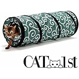 Cat1st Ninja Cat Tunnel (Green) Best Cat Toy