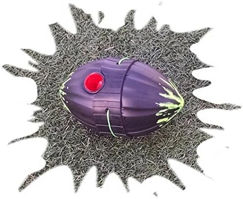 Black Bullet Green Goblin Foam Football THROW PERFECT SPIRALS EVERY TIME Built in Pro-Grip Trainer All weather play