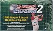 1998 Bowman Chrome Two Baseball Card Unopened Hobby Box