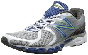 New Balance Men's M1260 Stability Running Shoe,Silver/Blue,7.5 2E US