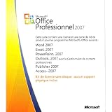 Microsoft Office Professional 2007 - Licence - 1 PC - MLK - Win - fran�ais - France
