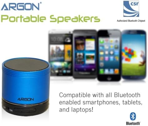 Bluetooth Wireless Portable Speaker for iPhone, iPod, iPad, Tablet, MP3 Players, Android smartphones [Blue]