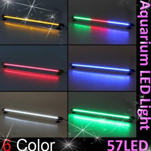 57 LED 48cm Fish Tank Bar Waterproof Submersible Stick Strip Light