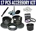 Essential Kit For CANON POWERSHOT ( S2 IS, S3 IS, S5 IS ), Includes: High Definition 2.0X Telephoto Lens + Professional 0.45X Wide Angle + Adapter Tube (Made in light and sturdy aluminum) + Adapter Ring Kit + Filter Kit (UV, Polarizing, Fluorescent) + Cleaning Kit with Cleaning Pen