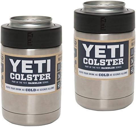 Set of 2 - Yeti Rambler Colster Insulated Stainless Steel Koozie