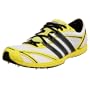 adidas Men's adizero Cadence Running Shoe,White/Black/Yellow,9 M