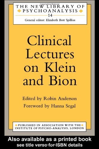 Clinical Lectures on Klein and Bion (The New Library of Psychoanalysis) by (1992-01-01)