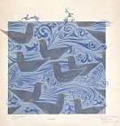 Seagulls textile design, by C.F.A. Voysey (Print On Demand)