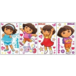Dora the Explorer Self Sticker Room Appliques 52 Pc by nickelodean