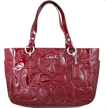 leather garnet coach