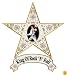 The Craft Room 10347 Freeform Designs Elvis Presley Star-King of Rock 'N' Roll, Metal Star with Reversible Banner