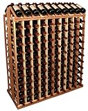 240 Bottle Commercial Aisle Display Wine Rack (Ponderosa Pine)
