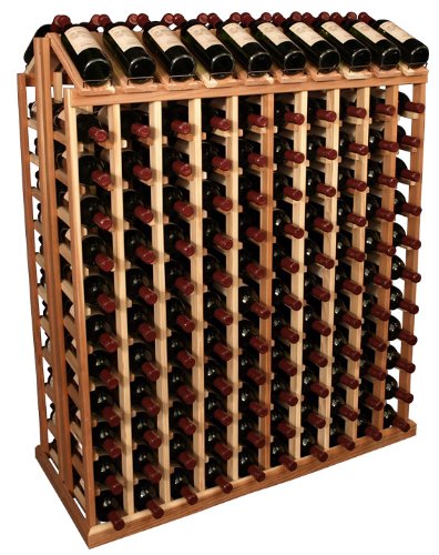 240 Bottle Commercial Aisle Display Wine Rack (Ponderosa Pine)