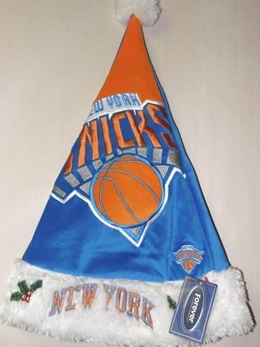 New York Knicks 2011 Colorblock Runoff Plush Santa Hat