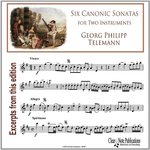 Six Canonic Sonatas (for Two Instruments)