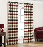 Bold Stripe Eyelet Curtains