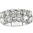 14K White Gold Diamond Wedding/Anniversary Band - 1.80 Ct.