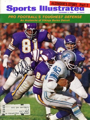 Carl Eller ''HOF 04'' Autographed/Hand Signed Sports Illustrated - November 3, 1969